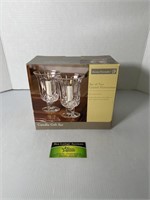 Set of Two Crystal Hurricanes Candle Gift Set