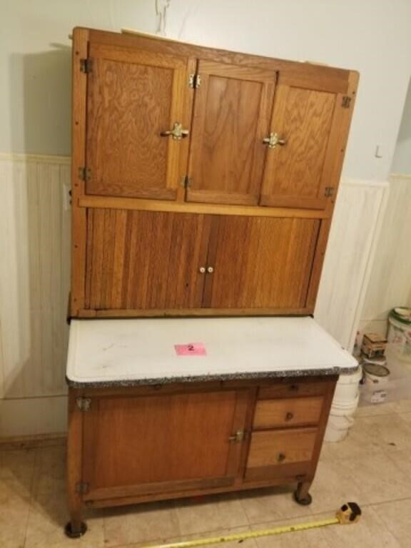 Unique Hoosier Cabinet With Flour Bin With Roll