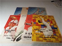 1950's Quaker Valley High Football Programs