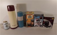 Thermos Bottles & Other Coffee Related Items