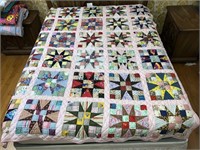 Handmade Quilt #31 Sunburst/Block/Patchwork