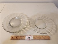 Moments Luncheon Plate by Anchor Hocking.  Set of