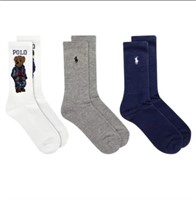 *Polo Ralph Lauren Bear 3pair -Sock Set