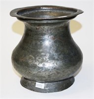 Antique Egyptian pewter vase