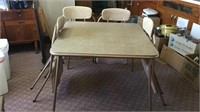 Card Table and Chairs