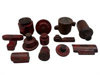 Assorted Wood Foundry Molds