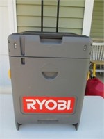 Large Ryobi Hard Shell Rolling Tool/Storage
