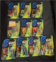 10 NIB STAR WARS POWER OF THE FORCE ACTION FIGURES