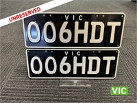 Victorian Number Plates OO6 HDT