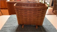 Longaberger Woven Basket Has Broken Handle piece