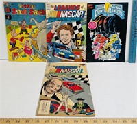 4 Vintage Comic Books (Nascar, Little Sad Sack,