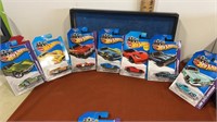 7 New Hot wheels On card