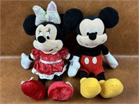 Disney Mickey and Minnie Mouse Plush