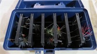 FLY FISHING TACKLE BOX W/LURES