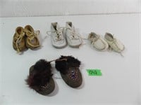 Vintage Baby Moccasins & Shoes