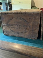 Large Antique boot and shoe crate