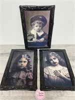 Zombie creepy holographic pictures on plastic