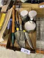 Garden Tools & Small Tins