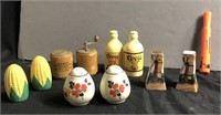(5 SETS) FIGURAL S & P SHAKERS