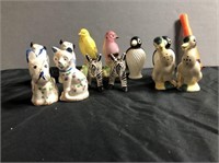 (6 SETS) FIGURAL S & P SHAKERS