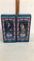 1991 Laurel and Hardy music boxes.  New in box