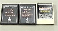 Lot of 3 Atari Games Untested