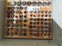 Lge Qty of Precision Engineers Collets & Drill Set
