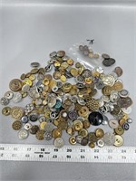 Antique buttons Military and other