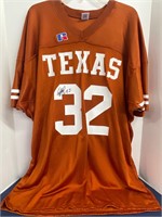 Cedric Benson Autographed Longhorn Jersey