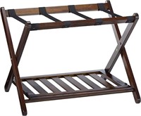 Winsome Wood Remy Luggage Rack with Shelf in