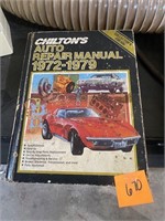 Chiltons repair guide book 1972-79 Corvette