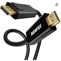 BENFEI 4K DisplayPort to HDMI 6 Feet Cable