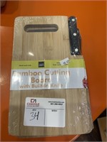 5 Knife & Bamboo Cutting Board Sets
