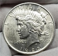 1922 Peace Silver Dollar