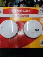 First alert fire smoke alarm 2 pk