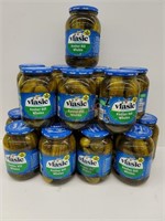 17-46floz jars of pickles kosher dill wholes