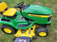 John Deere X340 Riding Mower - 1124 Hrs