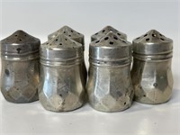 Lot Of 6 Sterling Salt/pepper Shakers