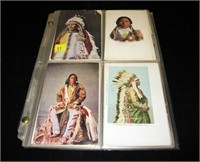 Lot, Indian, Eskimo and Alaska postcards, 69 cards
