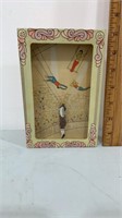 Antique wind up trapeze box.  Made in Japan.  You