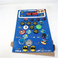 DC Comics Batman and More Buttons on Display