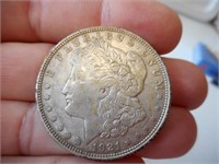 1921 O Morgan Silver Dollar
