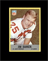 1967 Philadelphia #158 Jim Bakken NRMT+