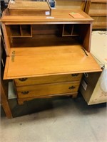 Vintage secretary wooden desk