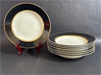 Fitz & Floyd Renaissance Large Rimed Soup Bowls