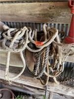 Miscellaneous rope, different lengths , and sizes