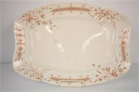 W.H GRINDLEY 16" PLATTER - VICTORIAN TRANSFERWARE