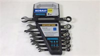 Kobalt Universal 8pc Ratcheting Wrench Set