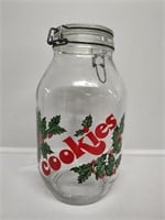 Glass Cookie Jar with Lid