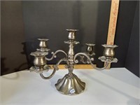 Silver Plate Candlestand